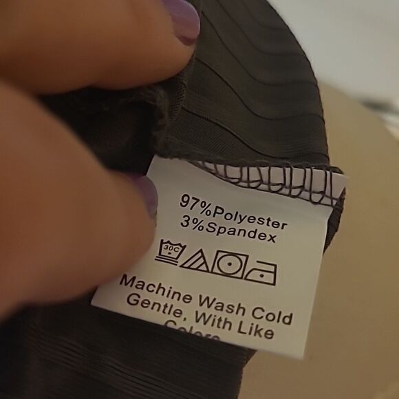 💲1️⃣0️⃣ Bundled ✔️Ribbed Bodycon Mini Button Accent Dress Dark Grey  sz S, M - Picture 14 of 14